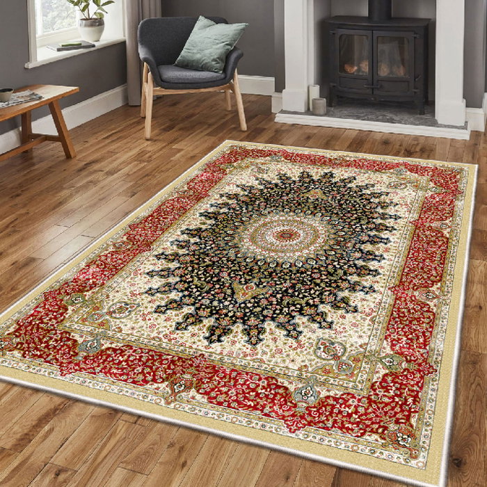 Conceptum Els1830 Alfombra de Terciopelo 80 x 120 cm Multicolor